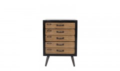 OFFICE CABINET WOOD WITH DRAWERS SMALL - CABINETS, SHELVES